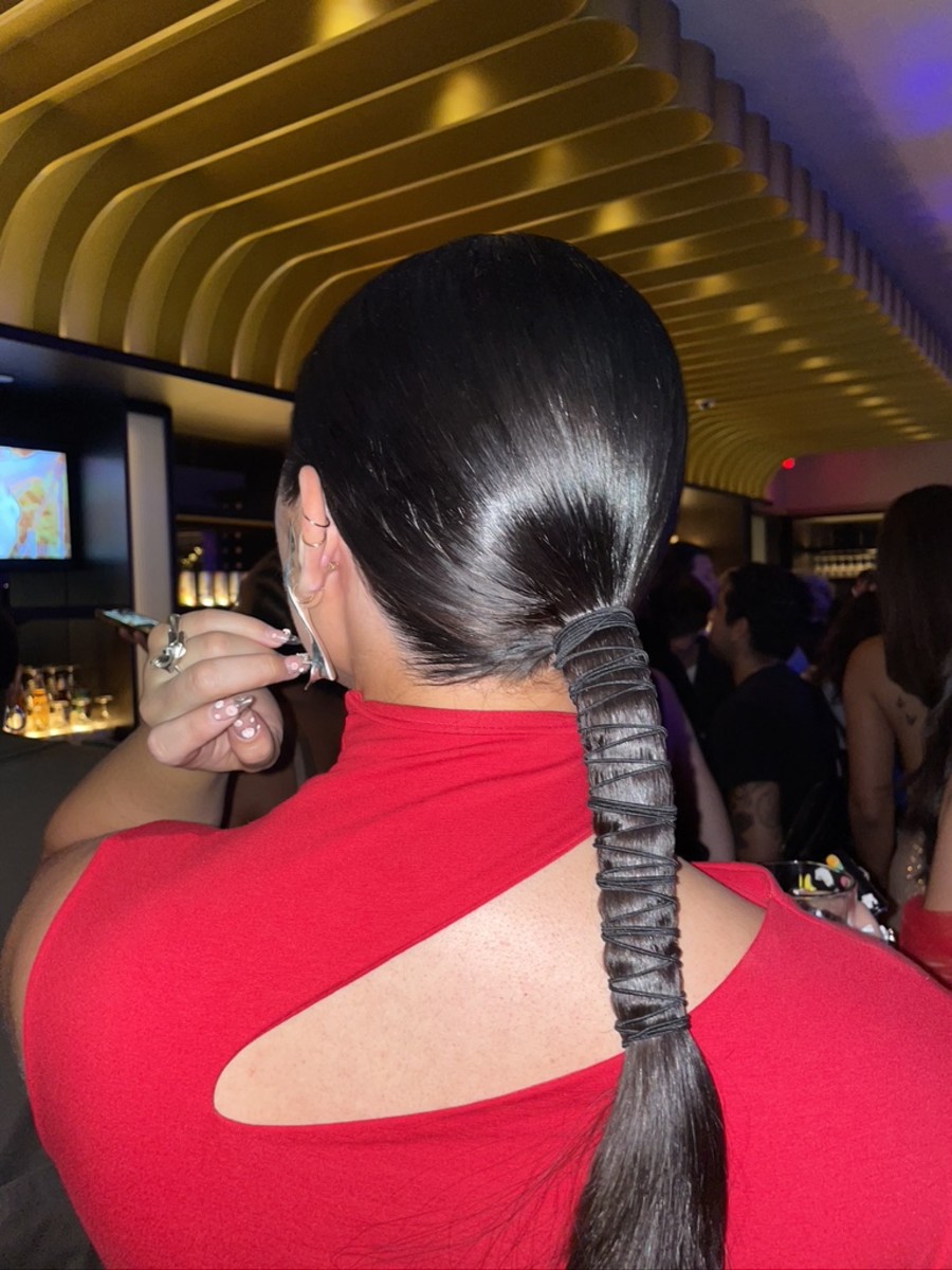 Yumi Nu's tightly wrapped pony.